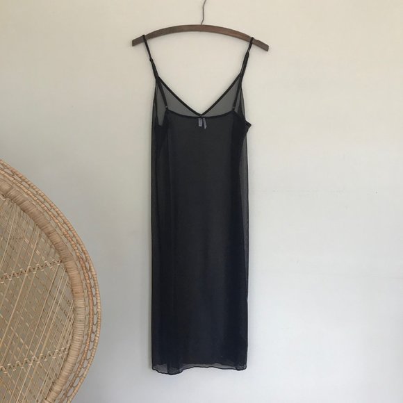 iridescent slip dress